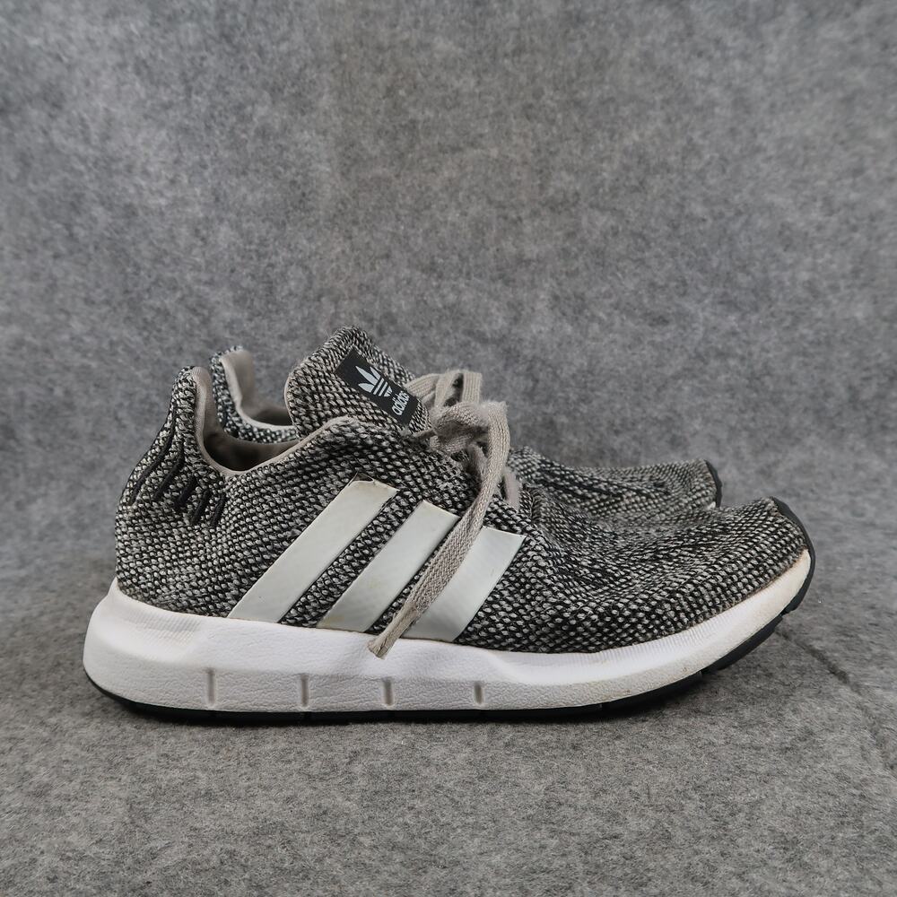Adidas Shoes Kids 2.5 Swift Run Sneakers Casual Lifestyle Active Athletic Grey